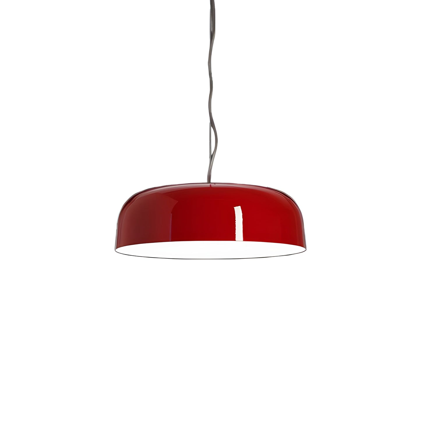 Canopy LED Pendant Light in Red (Small).