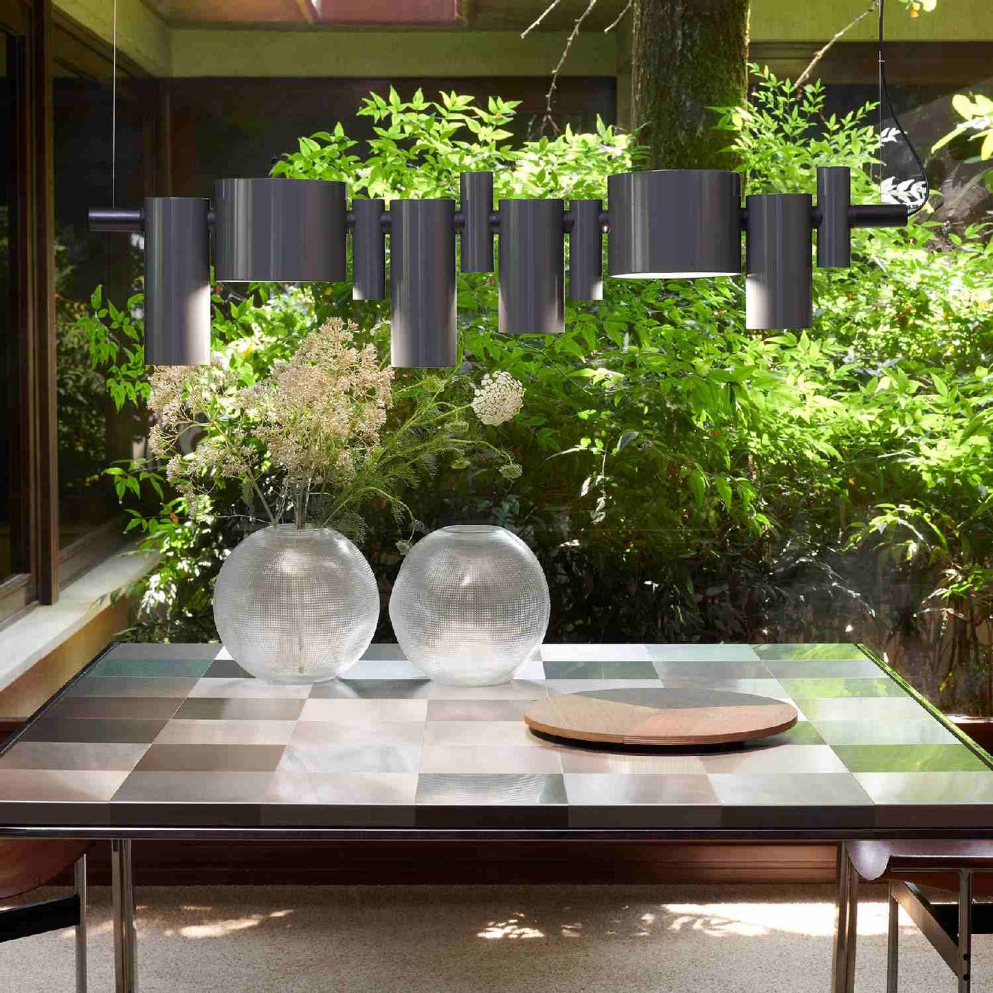 Dancing Queen LED Pendant Light in Outside Area.