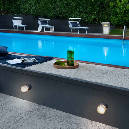 Fresnel Outdoor Wall Light in Outside Area.