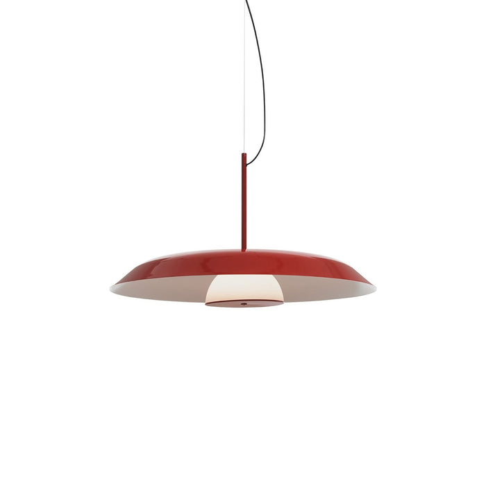 Iride LED Pendant Light in Scarlet Red (Small).