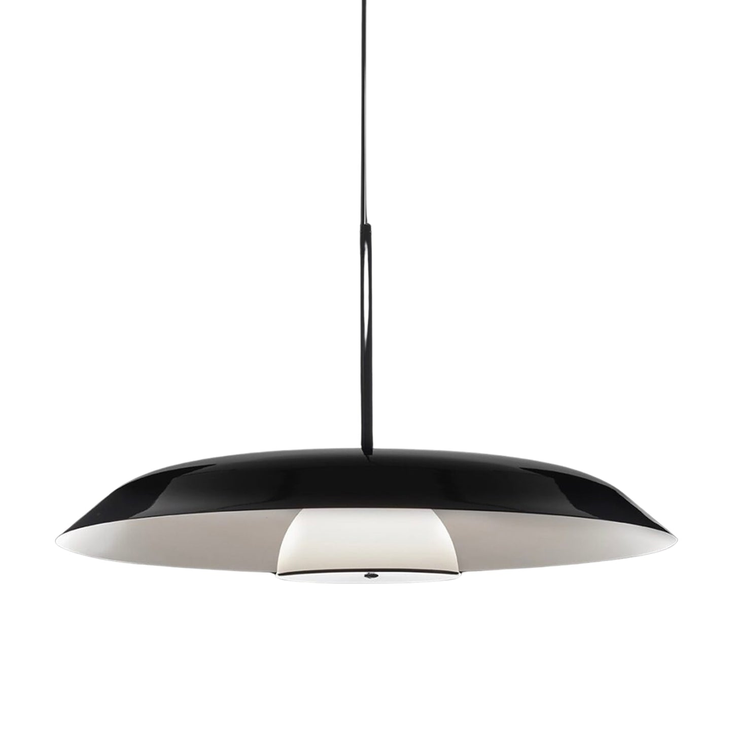 Iride LED Pendant Light in Lacquered Black (Large).