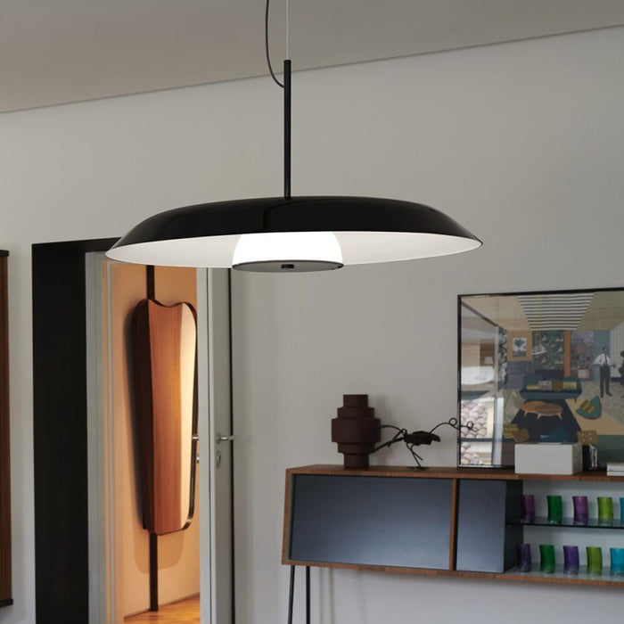 Iride LED Pendant Light in living room.
