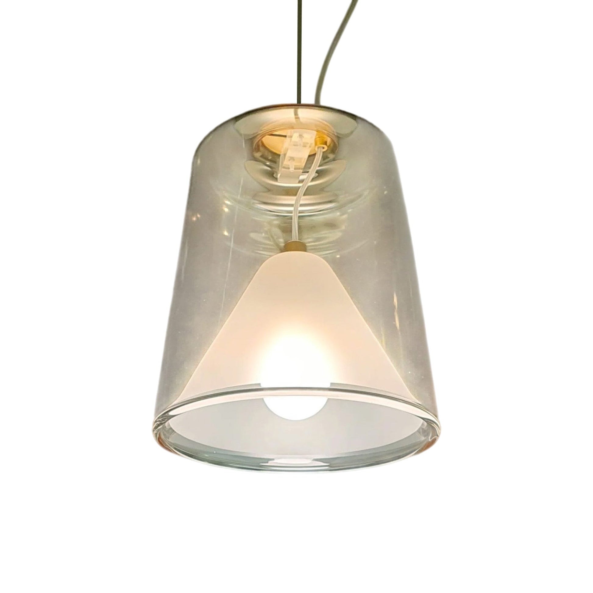 Lanterna Pendant Light in Amber.