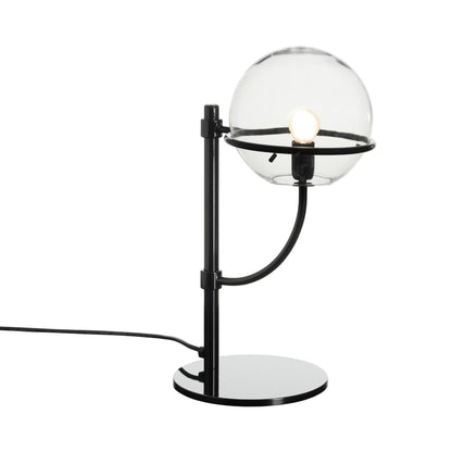 Lyndon Outdoor Table Lamp in Matt Black.