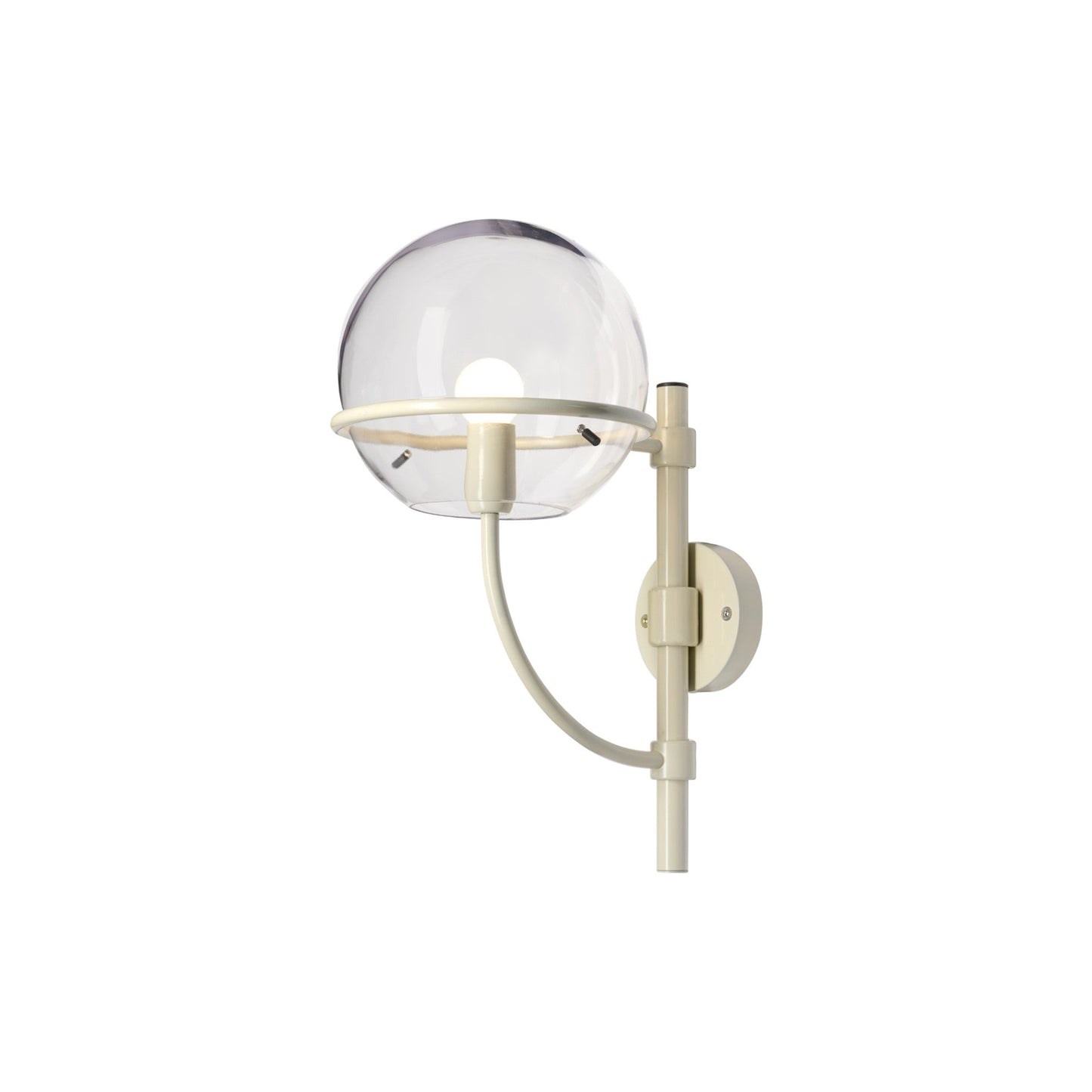Lyndon Outdoor Wall Light in Ivory (Small).