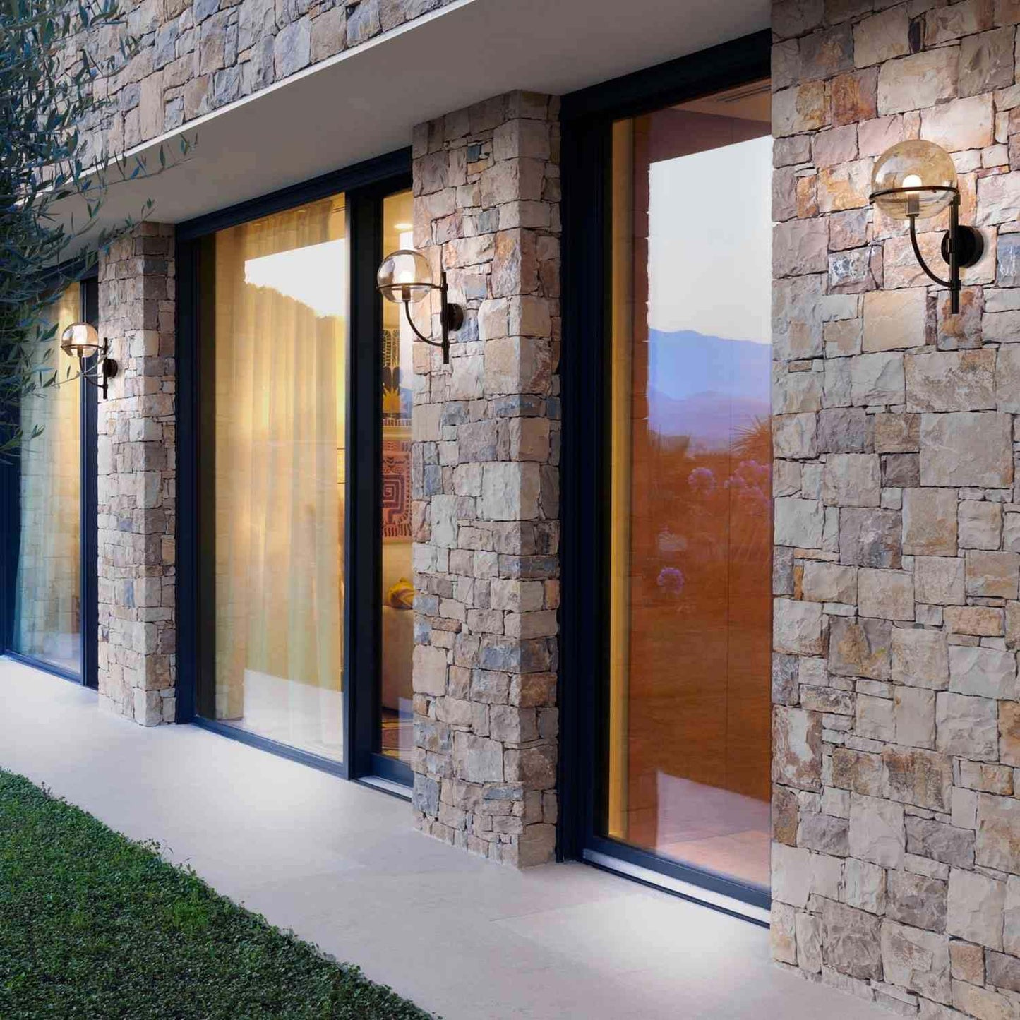 Lyndon Outdoor Wall Light in Outside Area.