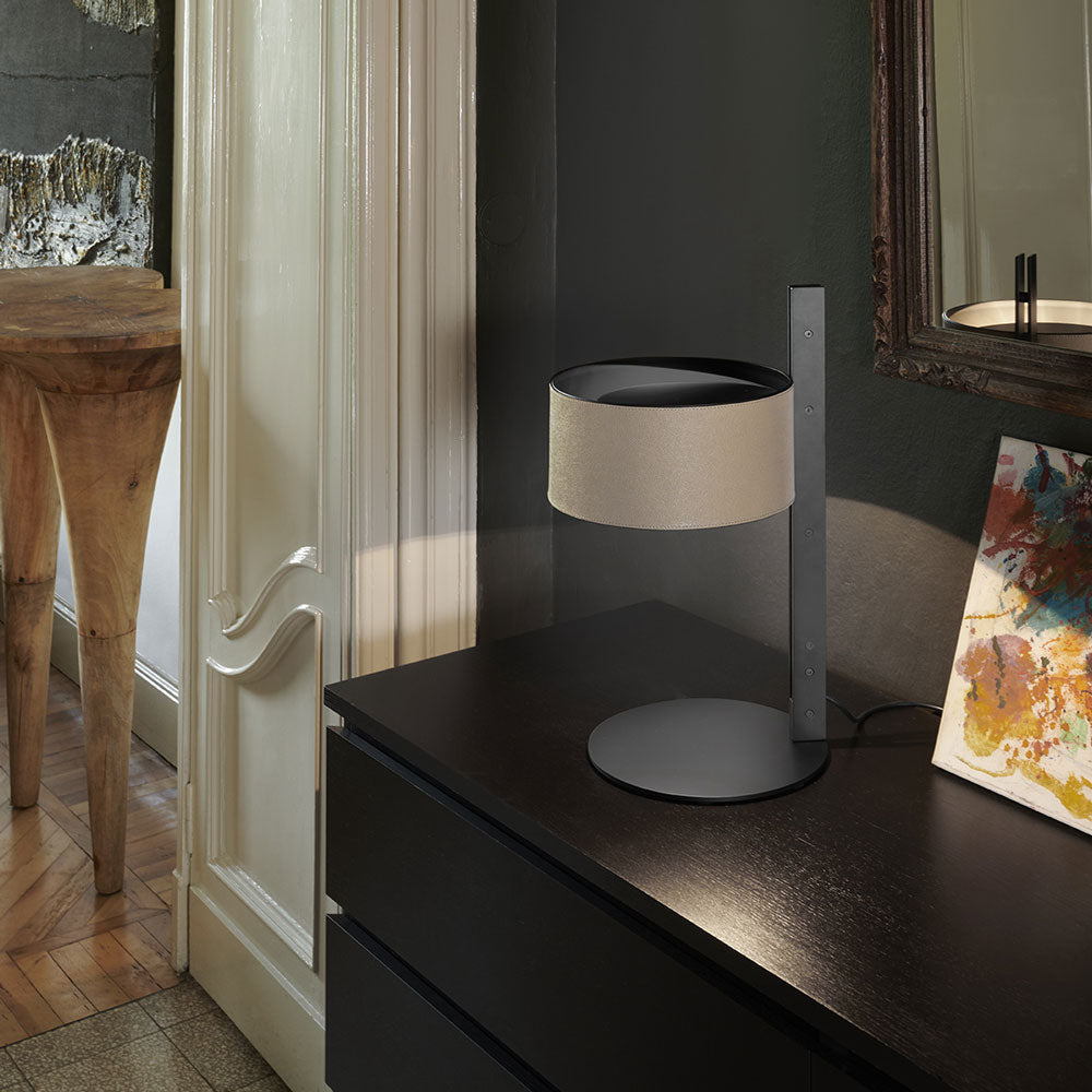 Parallel Table Lamp in living room.