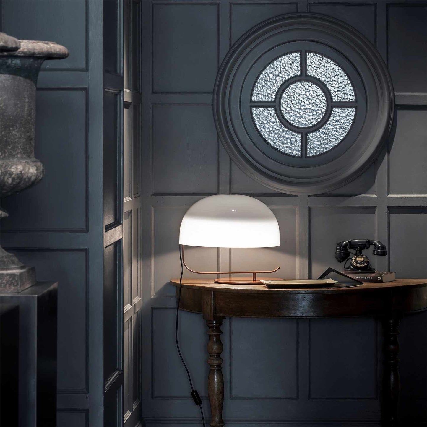 Zanuso Table Lamp in living room.