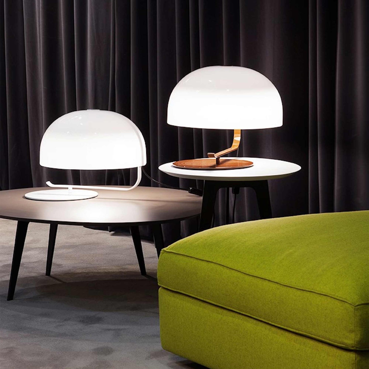 Zanuso Table Lamp in living room.