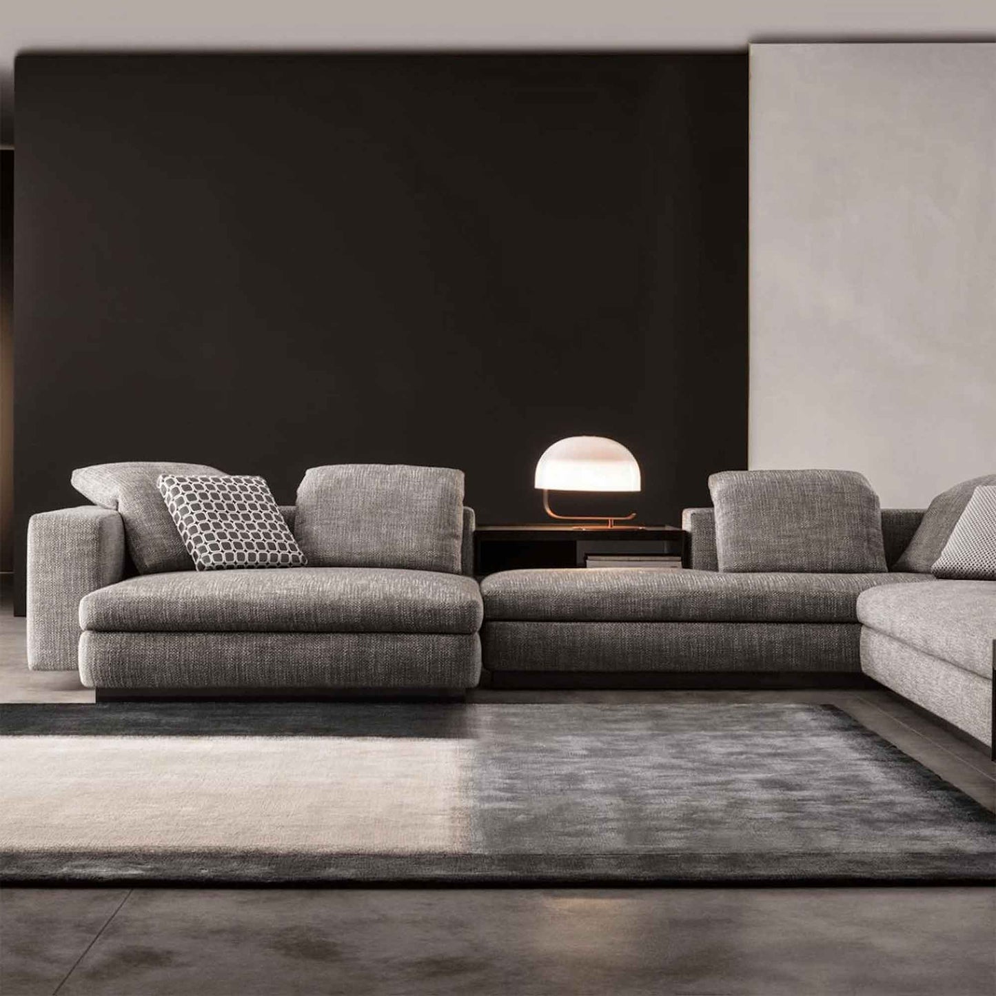 Zanuso Table Lamp in living room.