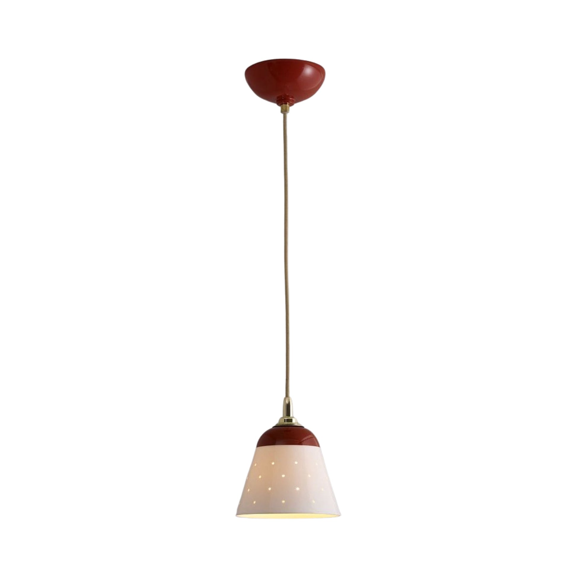 Alma Pendant Light in Coral.