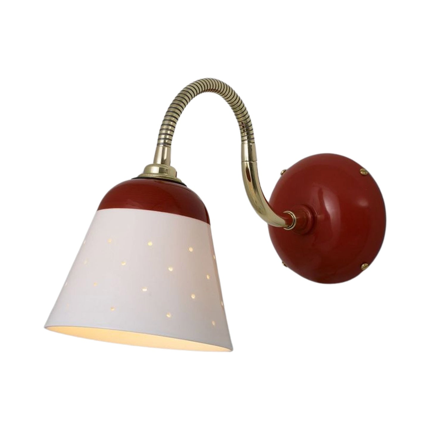 Alma Wall Light in Coral (Without Dimmer).