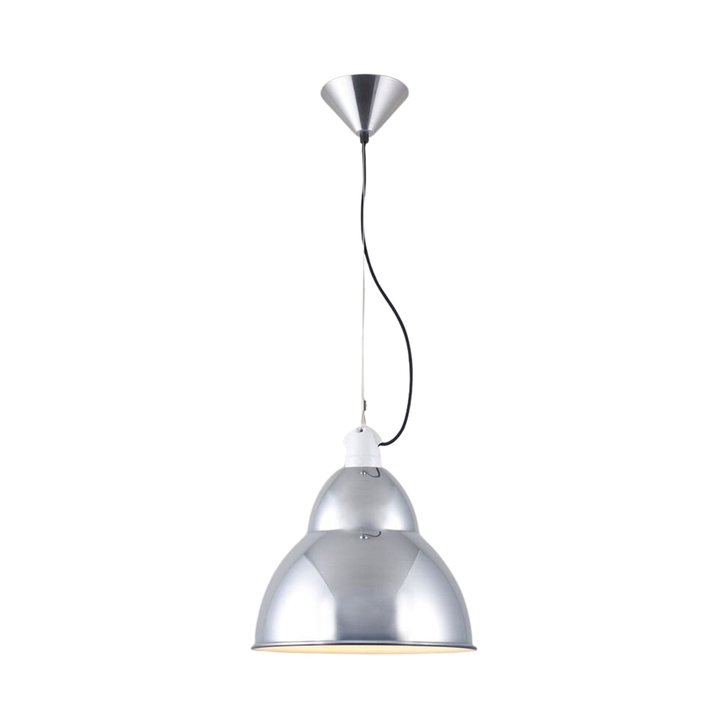 BB1 Pendant Light in Polished Aluminium.