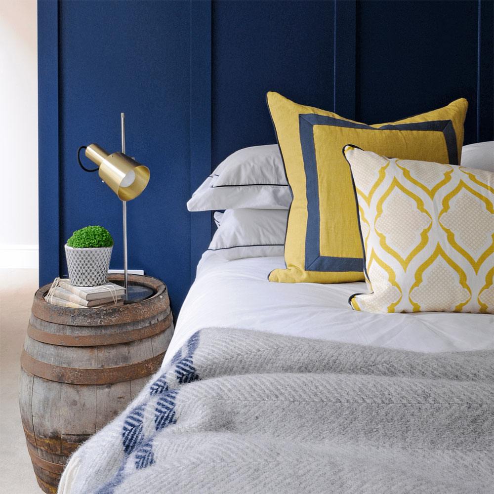 Chester Table Lamp in bedroom.