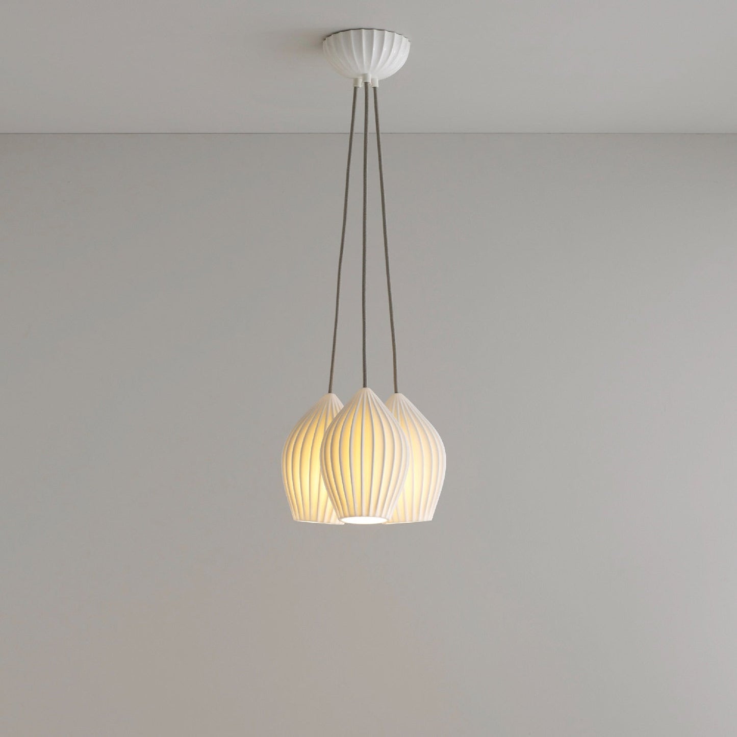 Fin Multi-Light Pendant Light in Detail.