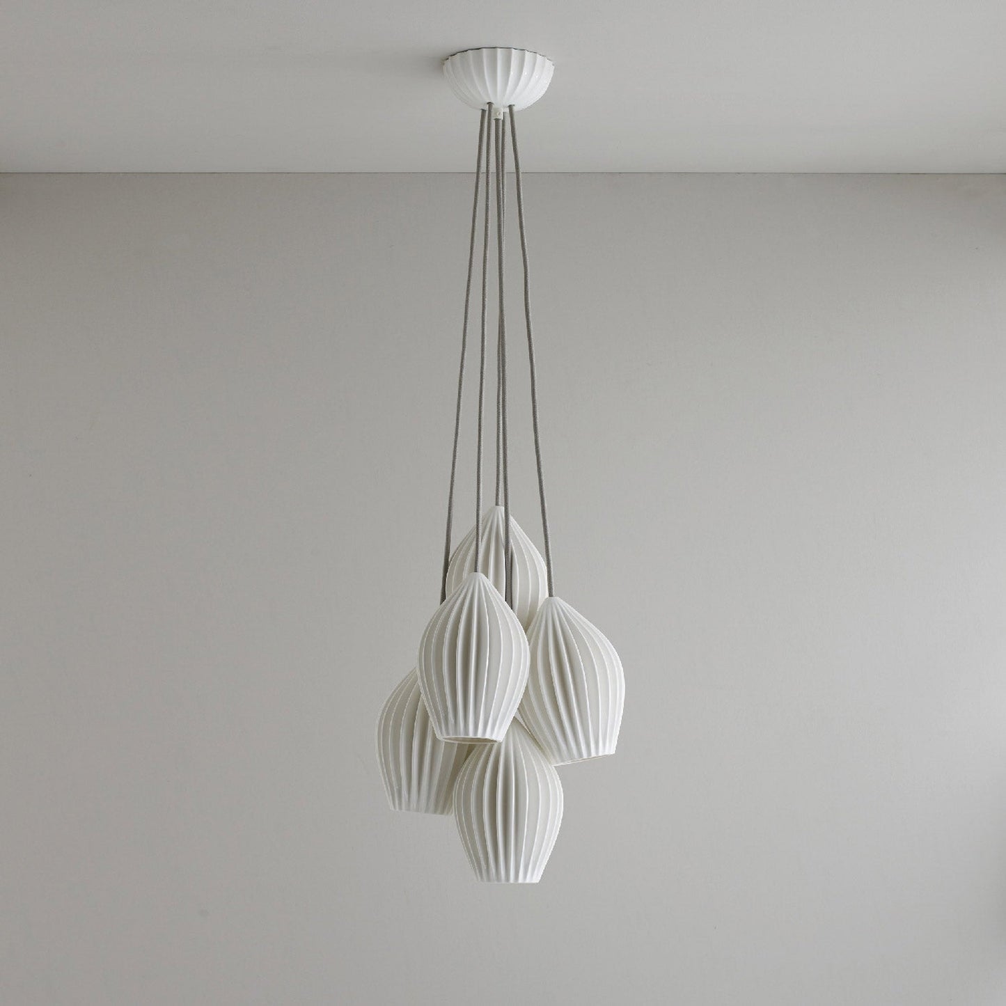 Fin Multi-Light Pendant Light in Detail.