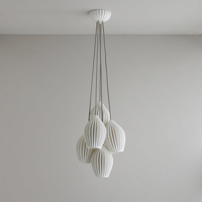 Fin Multi-Light Pendant Light in Detail.