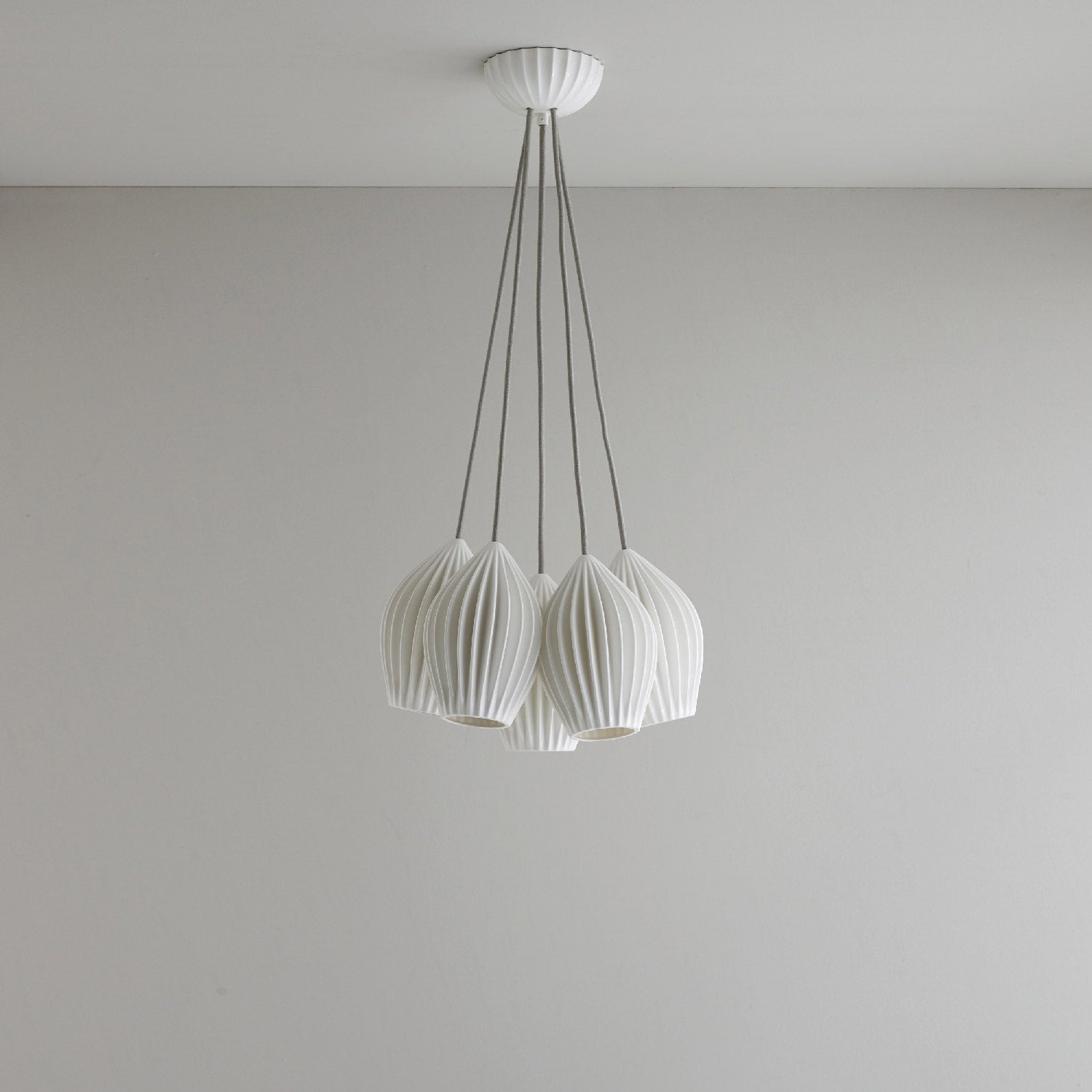 Fin Multi-Light Pendant Light in Detail.