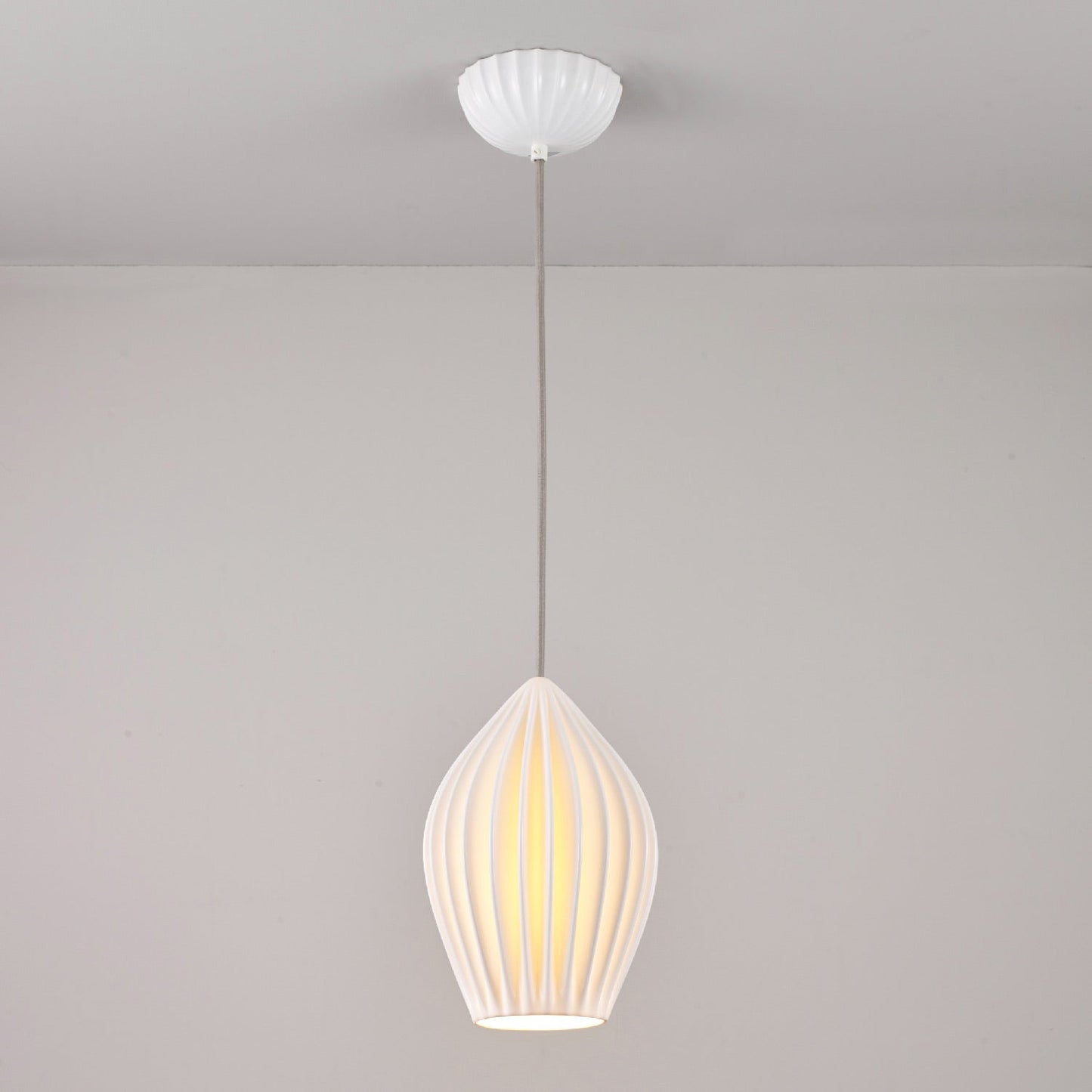 Fin Pendant Light in Detail.