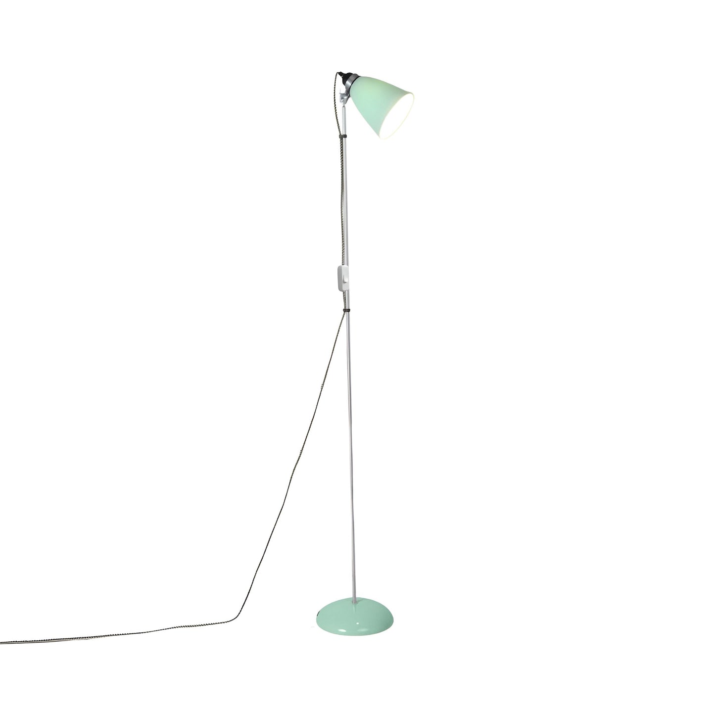 Hector Dome Floor Lamp in Light Green.