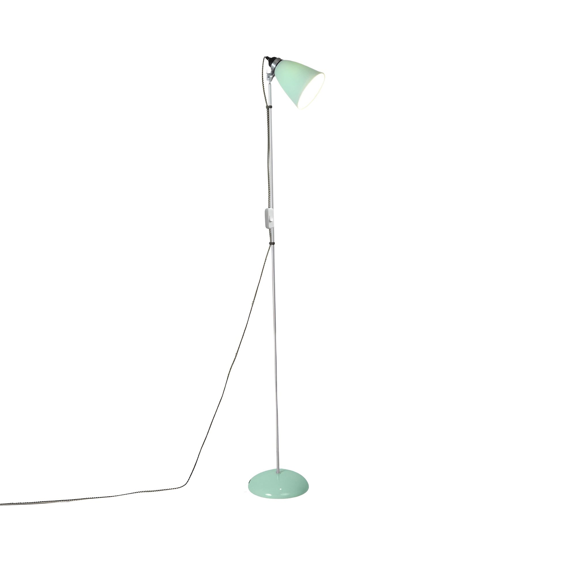 Hector Dome Floor Lamp in Light Green.