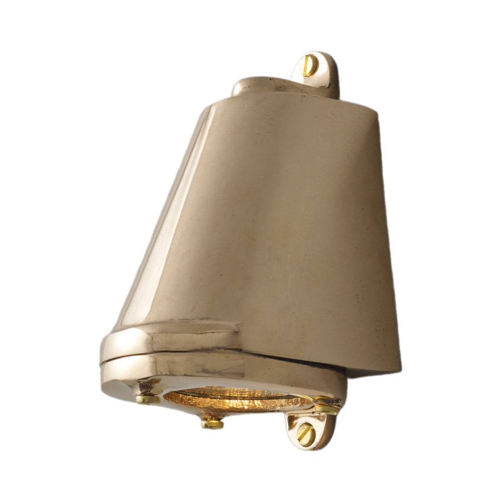 Mast Wall Light in Polished Bronze (Without Backplate).