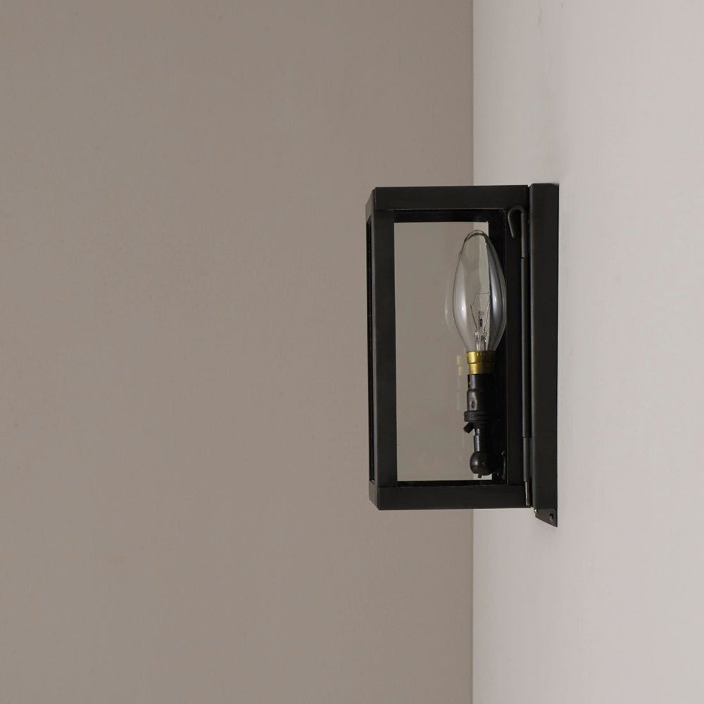 Miniature Box Wall Light in Detail.