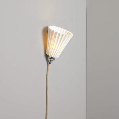 Portable Pleat Wall Light in Detail.