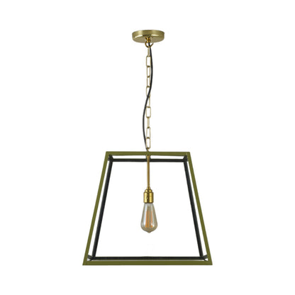 Quad Pendant Light in Olive Green (Large).