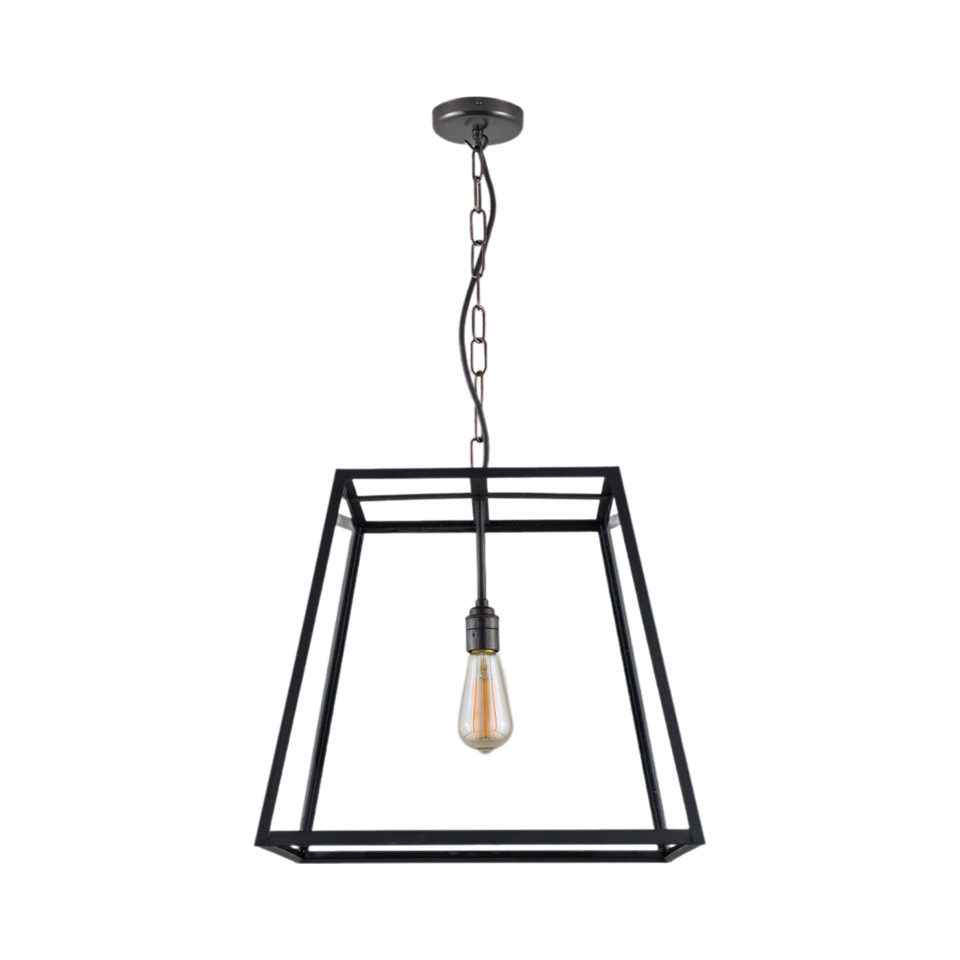 Quad Pendant Light in Weathered Brass (Large).