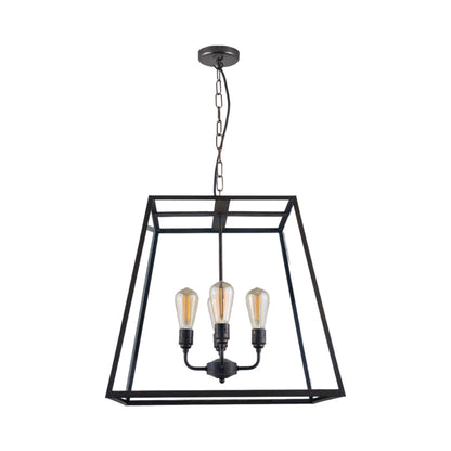 Quad Pendant Light in Weathered Brass (Extra Large).