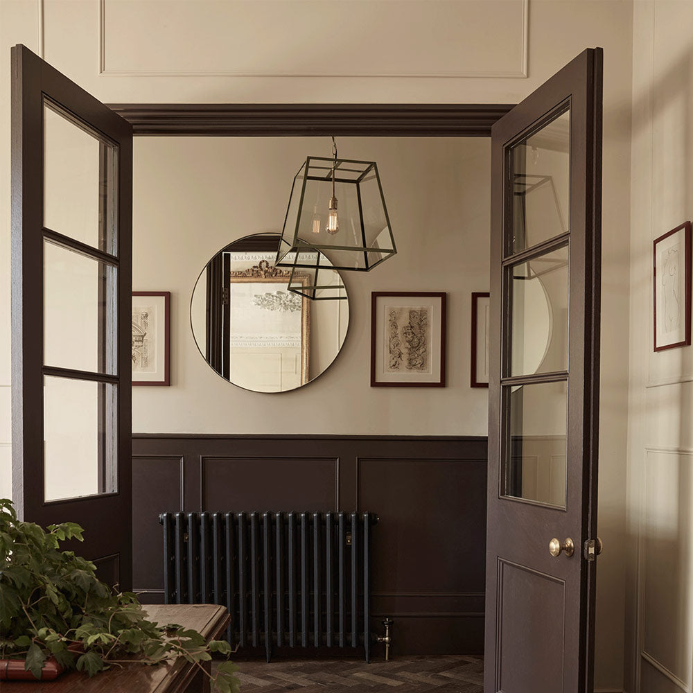 Quad Pendant Light in living room.