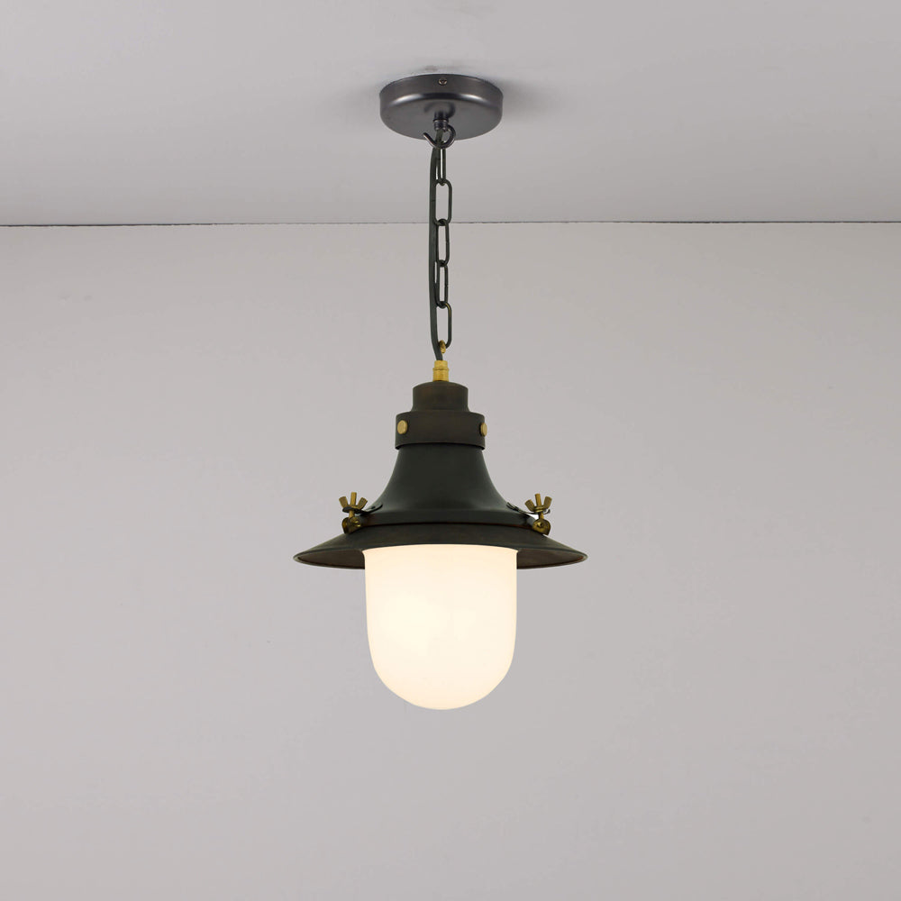 Ship's Deck Pendant Light in Detail.