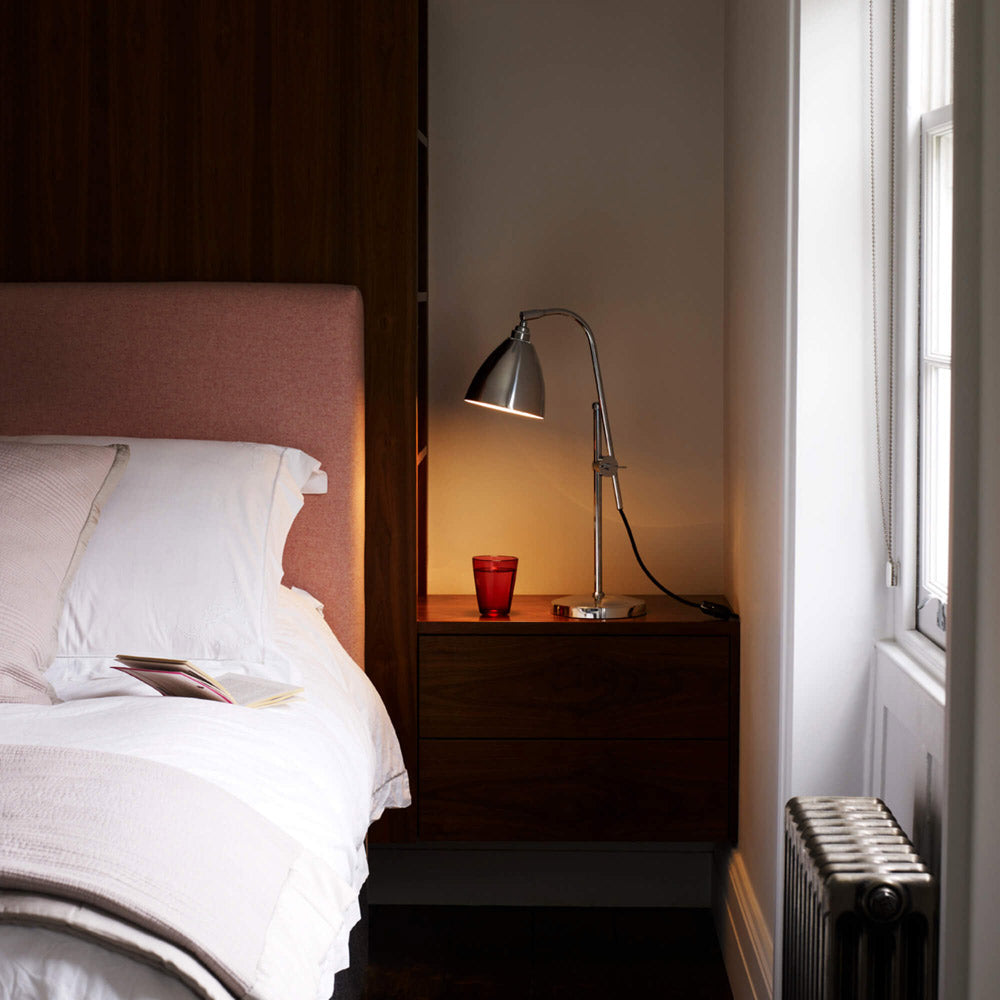 Task Table Lamp in bedroom.