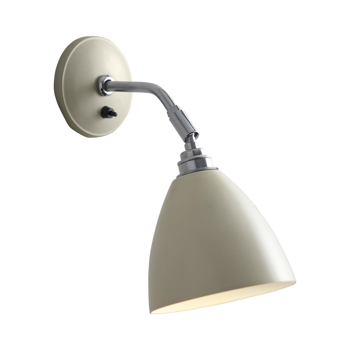 Task Wall Light in Cream.