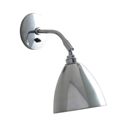 Task Wall Light in Polished Aluminium.