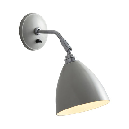 Task Wall Light in Putty Grey.