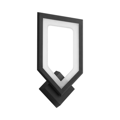 Aegis LED Wall Light in Black.