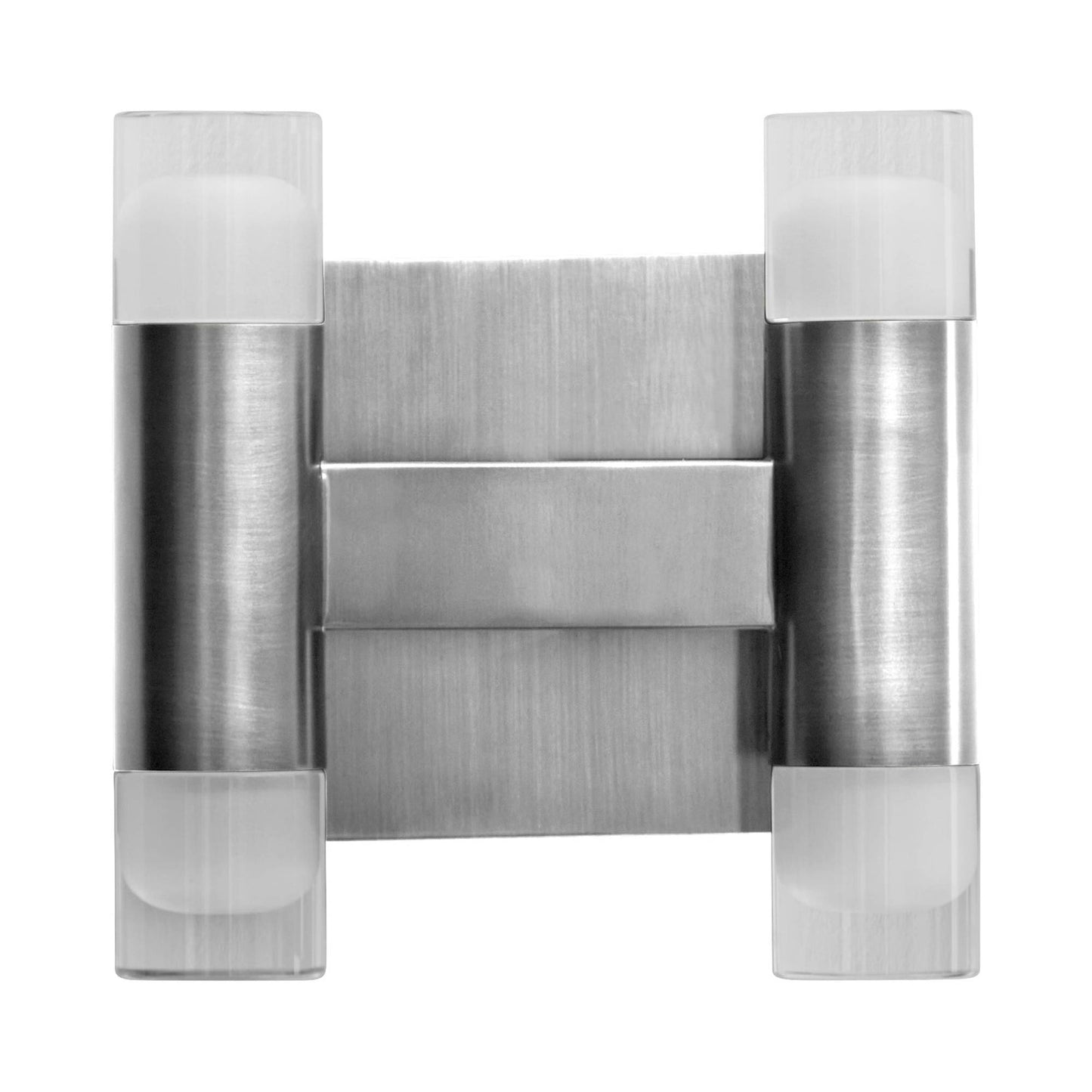 Alarum LED Bath Vanity Light in Satin Nickel (4-Light).