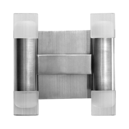 Alarum LED Bath Vanity Light in Satin Nickel (4-Light).