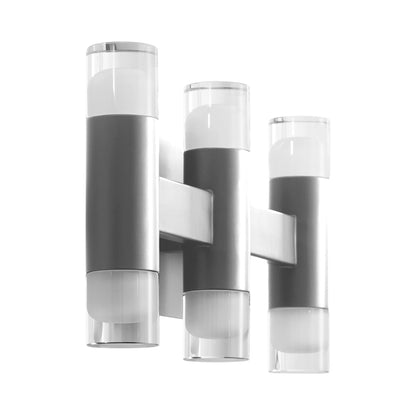 Alarum LED Bath Vanity Light in Satin Nickel (6-Light).