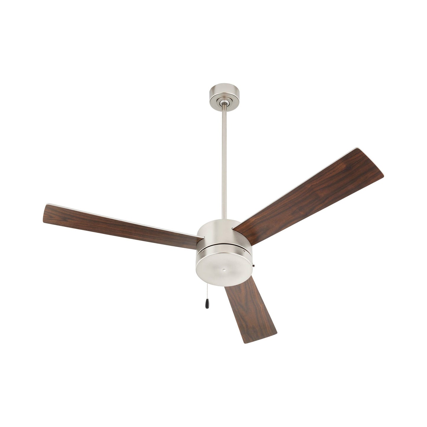 Allegro Ceiling Fan in Satin Nickel.