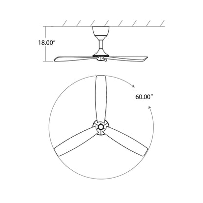 Alpha Fan Body - line drawing.