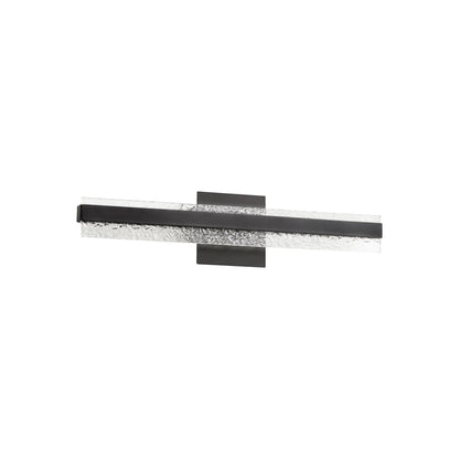Antares LED Bath Vanity Light in Black (24-Inch).