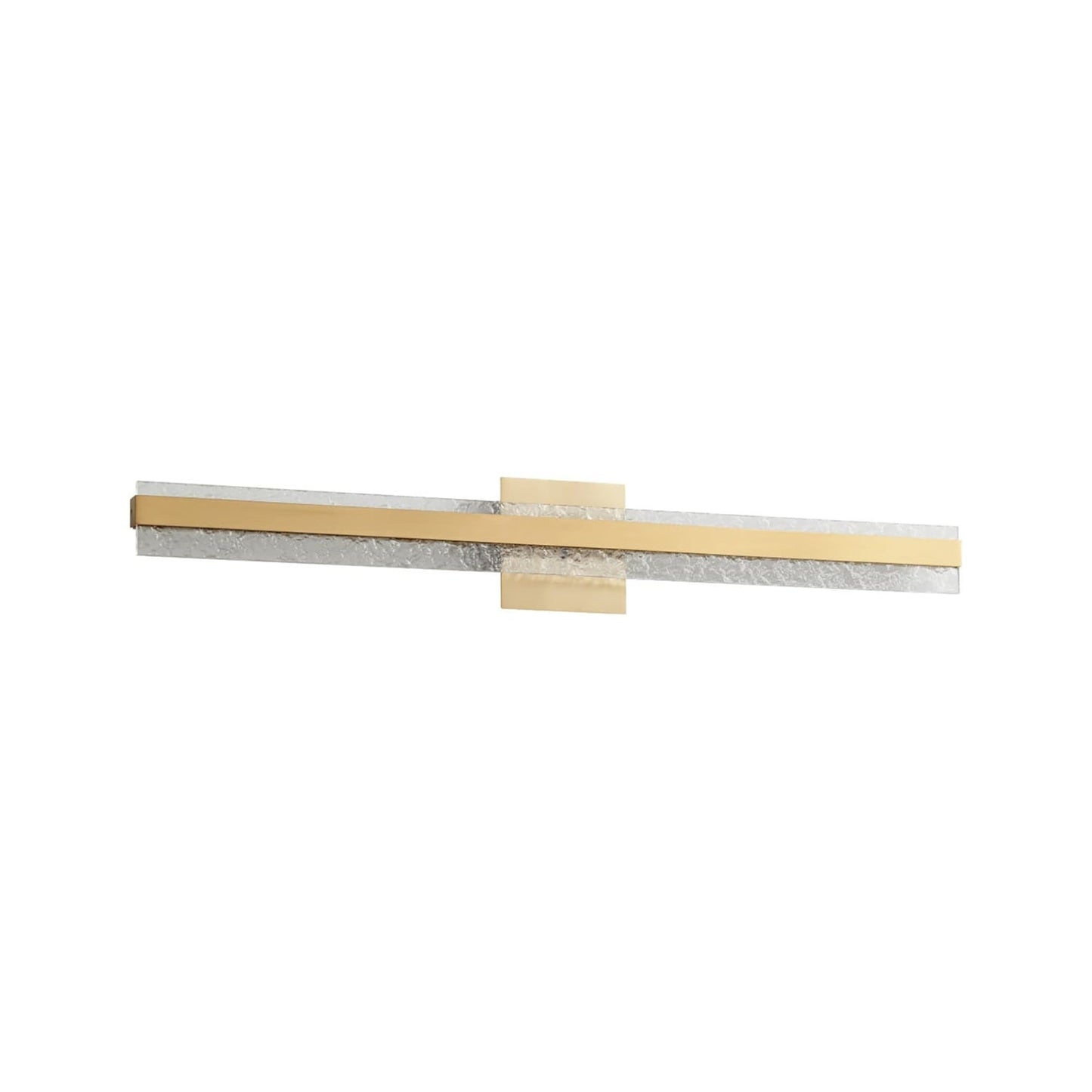 Antares LED Bath Vanity Light in Aged Brass (36-Inch).