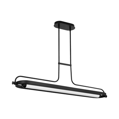 Braem Linear LED Chandelier in Black.