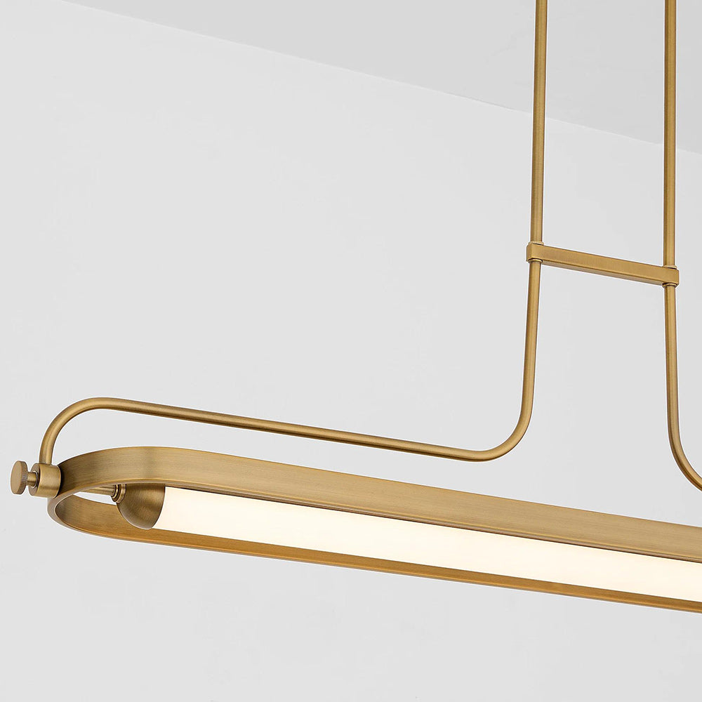 Braem Linear LED Chandelier in Detail.