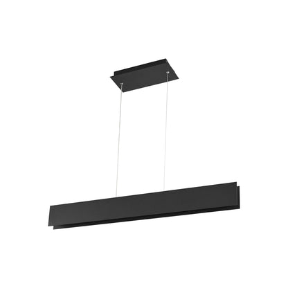 Brio Linear LED Pendant Light in Black (36-Inch).