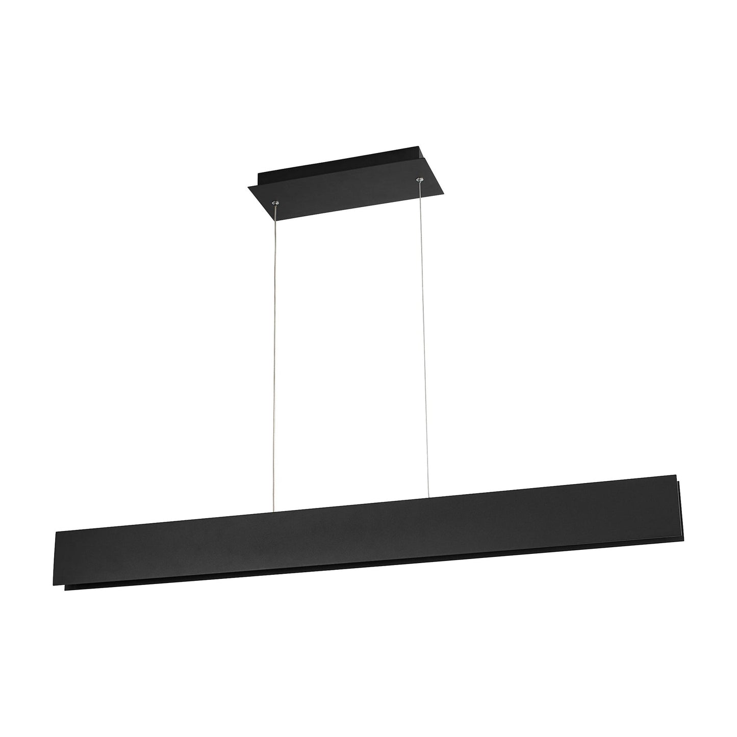 Brio Linear LED Pendant Light in Black (46-Inch).