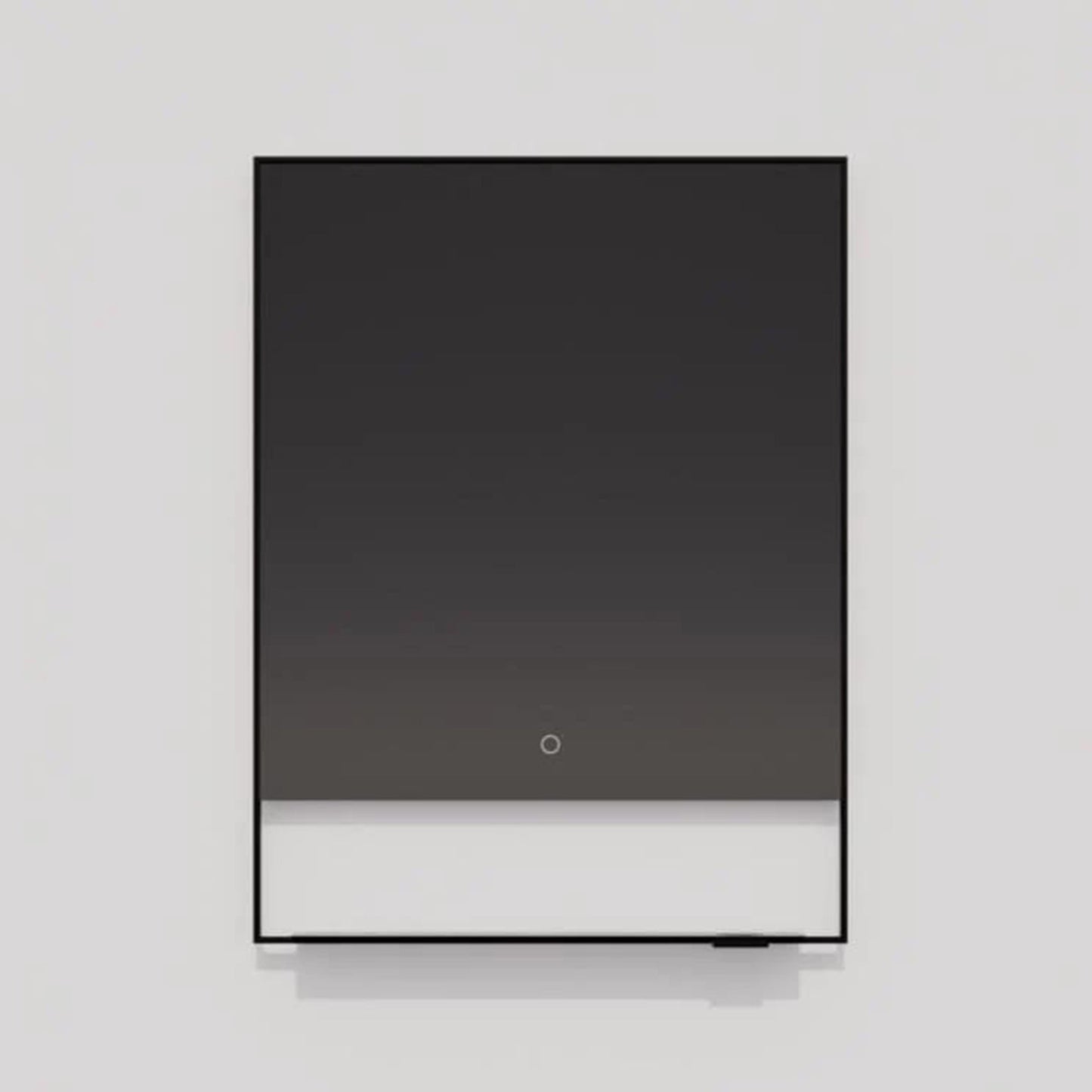 Castore Rectangle LED Wall Mirror in Detail.
